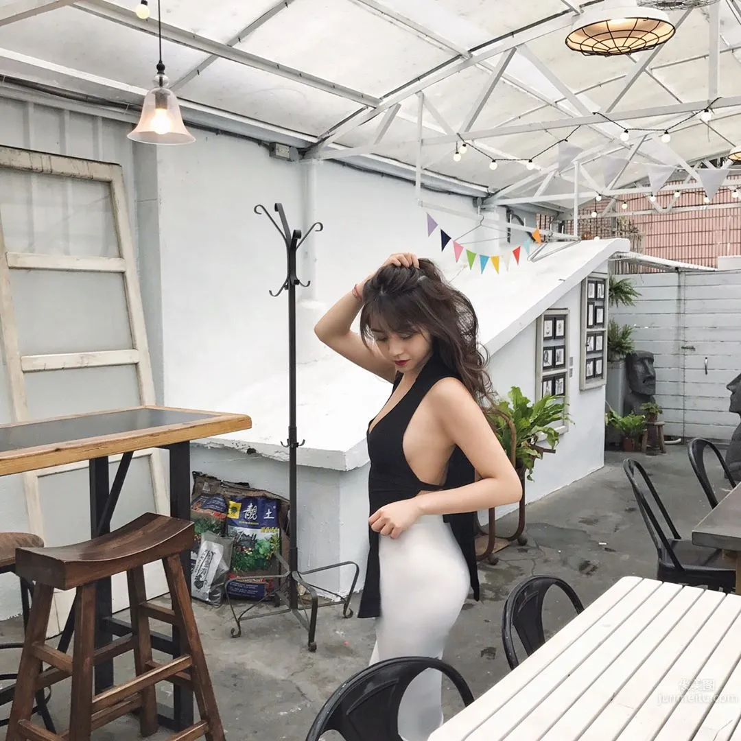 超美混血兒Tia 側面運動照激似小昆淩 24