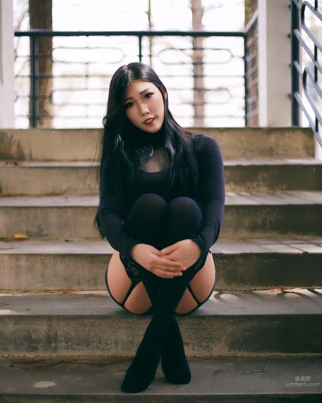 韓國美女조달쏭 街頭性感寫真美圖 15