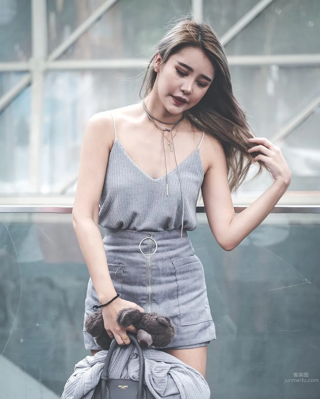 新國正妹Aylna 捆綁式泳衣秀美好身材 14