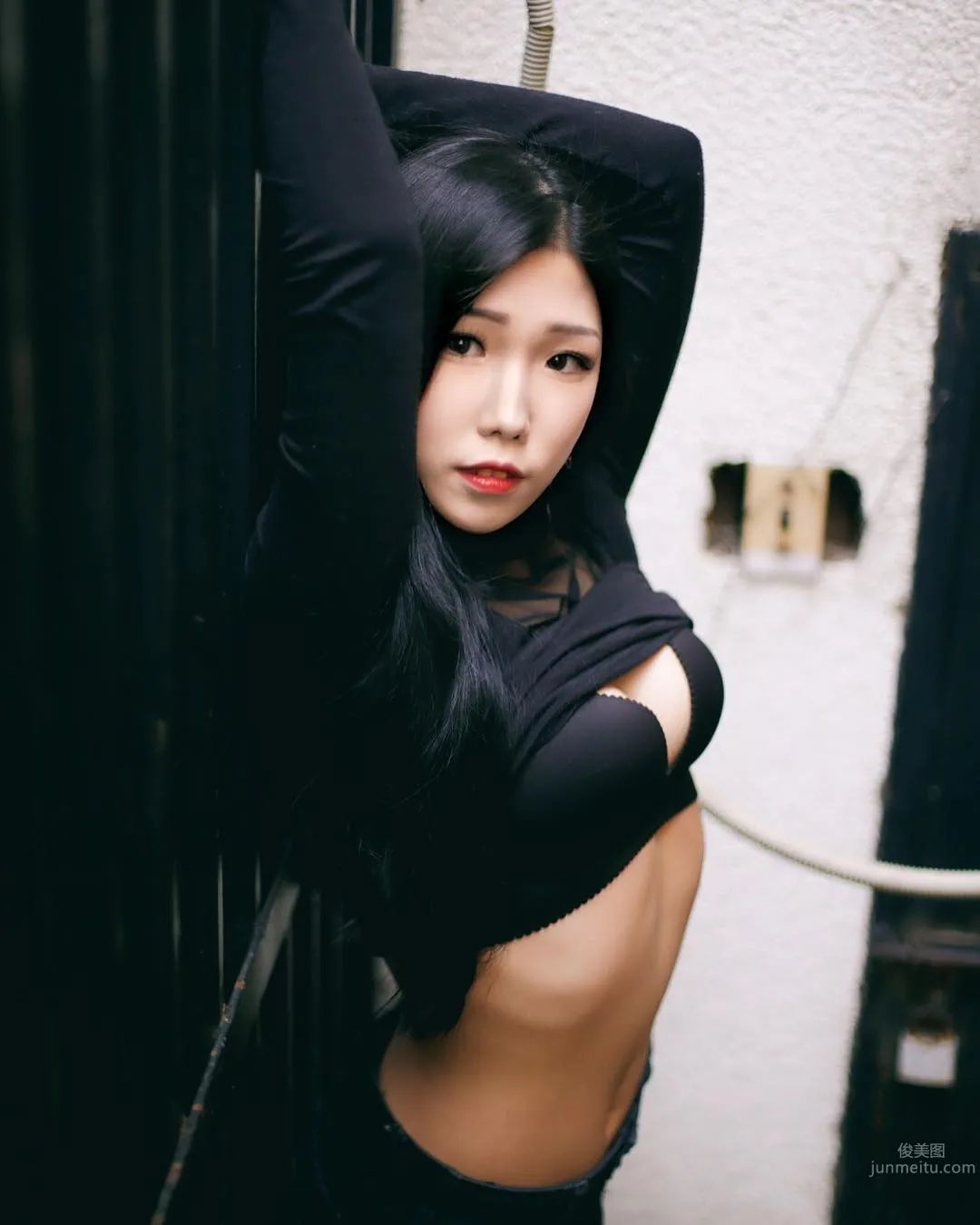 韓國美女조달쏭 街頭性感寫真美圖 12