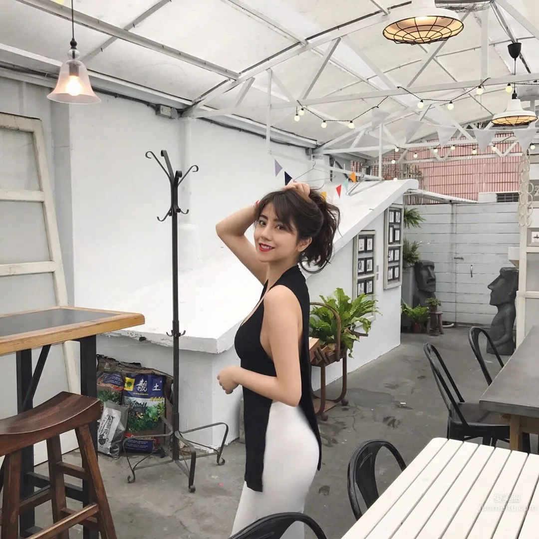 超美混血兒Tia 側面運動照激似小昆淩 23