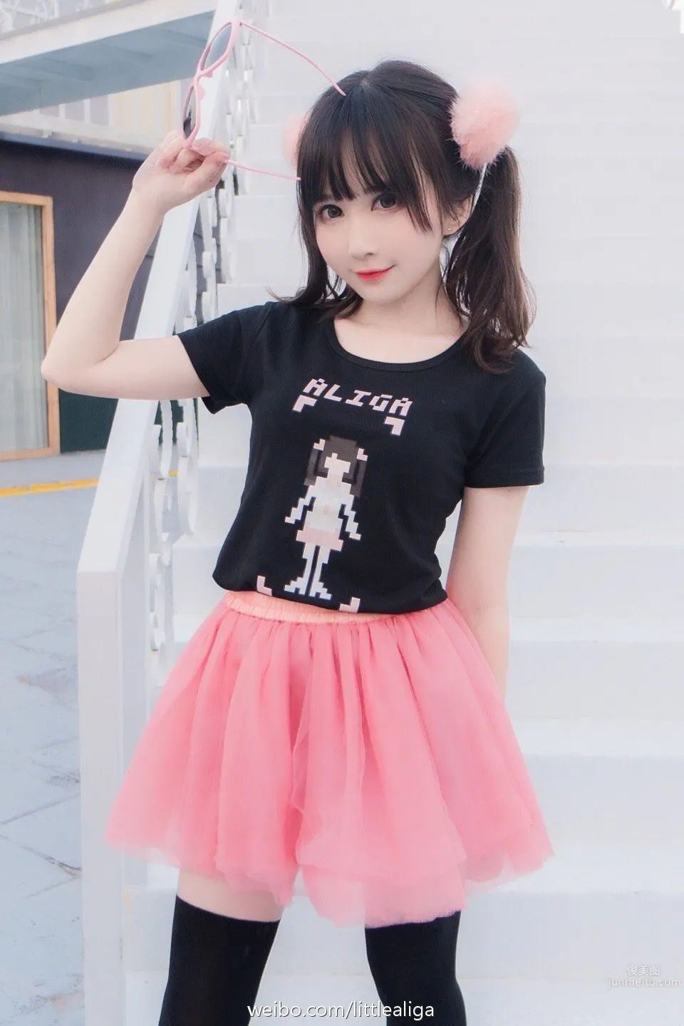搞怪女孩矮樂多Aliga 突破次元之壁的coser 29