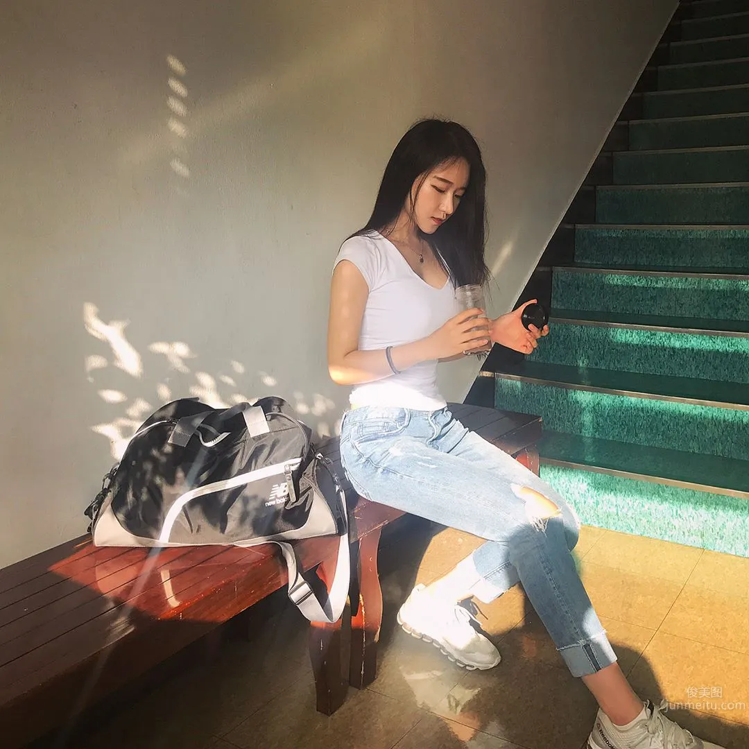 韓國清新妹子m_loveea 練瑜伽秀火辣身材 27