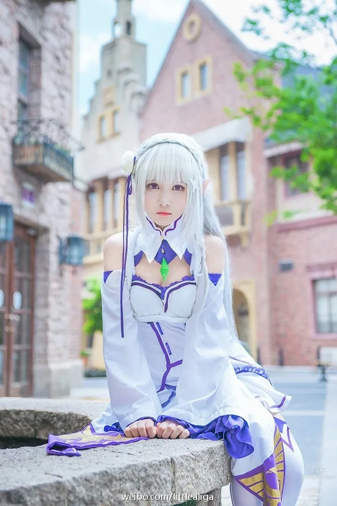 搞怪女孩矮樂多Aliga 突破次元之壁的coser 34