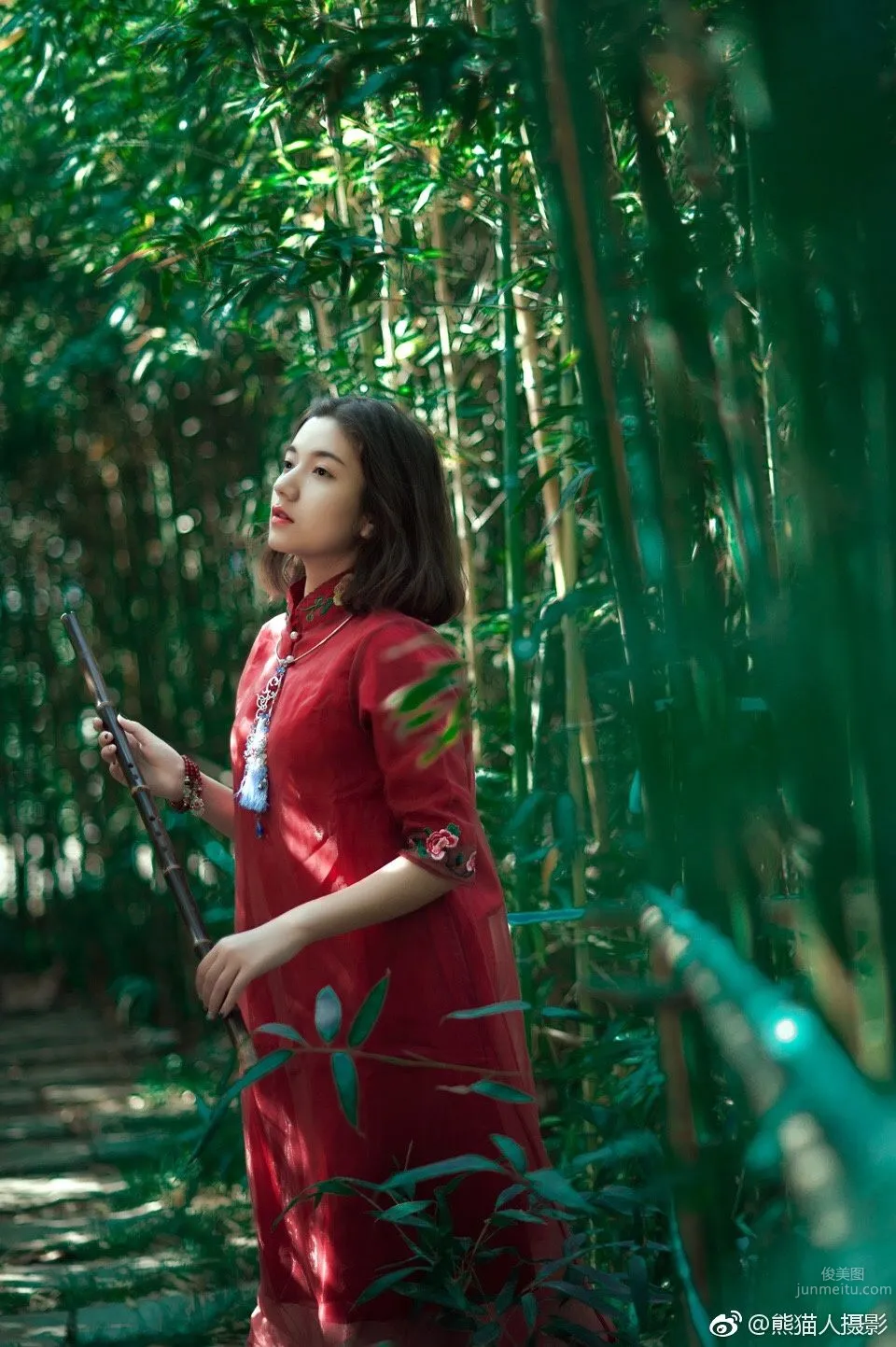 维族美女苏比 微博时尚私房写真_63
