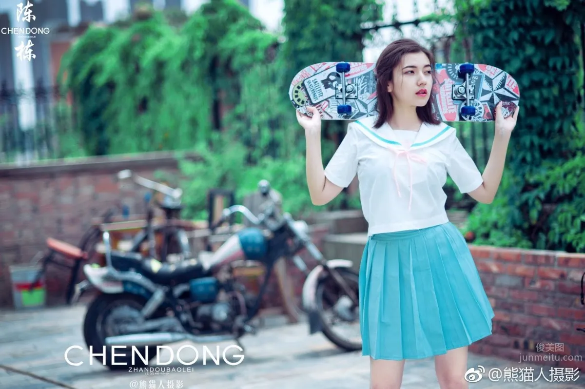 维族美女苏比 微博时尚私房写真_53
