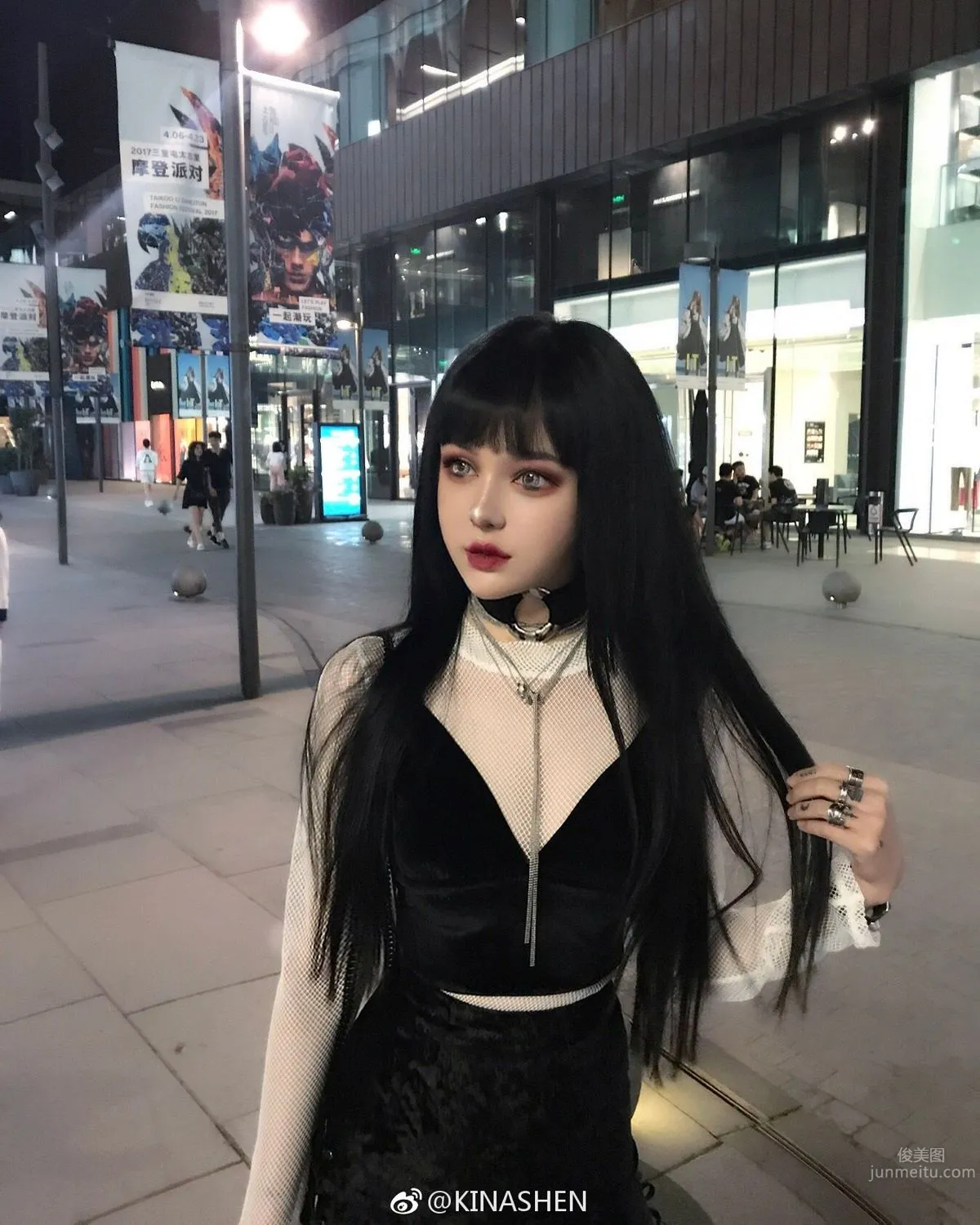 東方妹子Kina Shen 獨特的黑暗系芭比 6