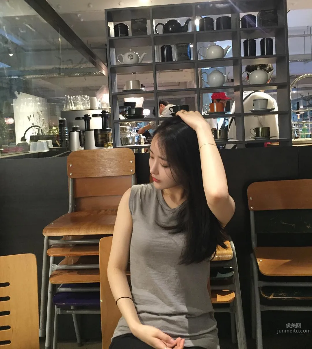 韓國健身正妹Kang Su一出場讓全健身房都傻了 6