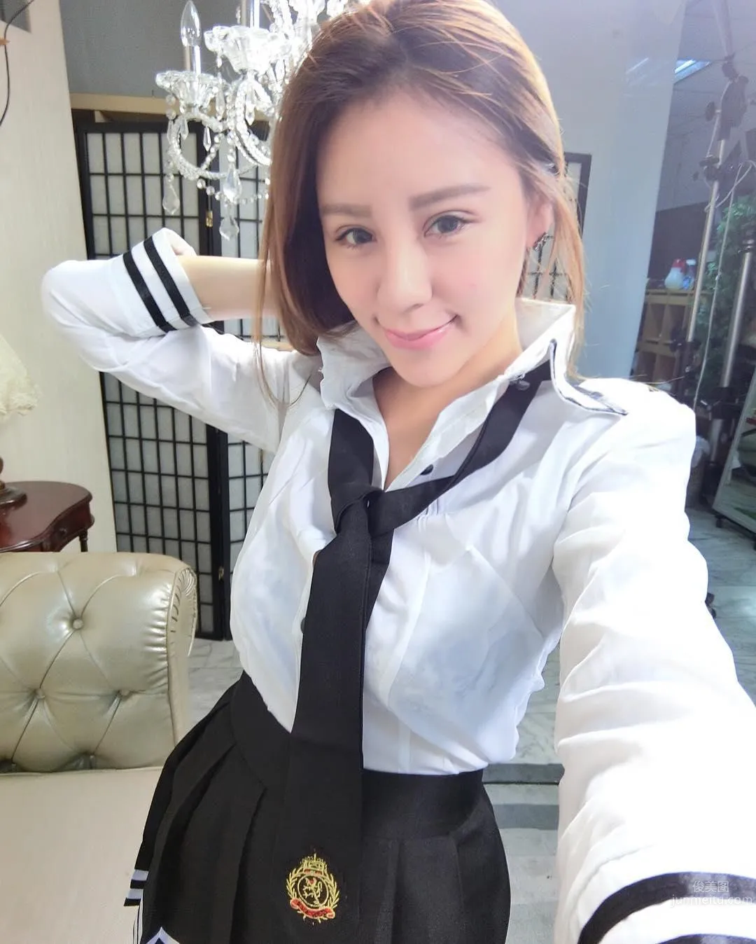 台湾美食甜心勾勾 超汹事业线私房照_7