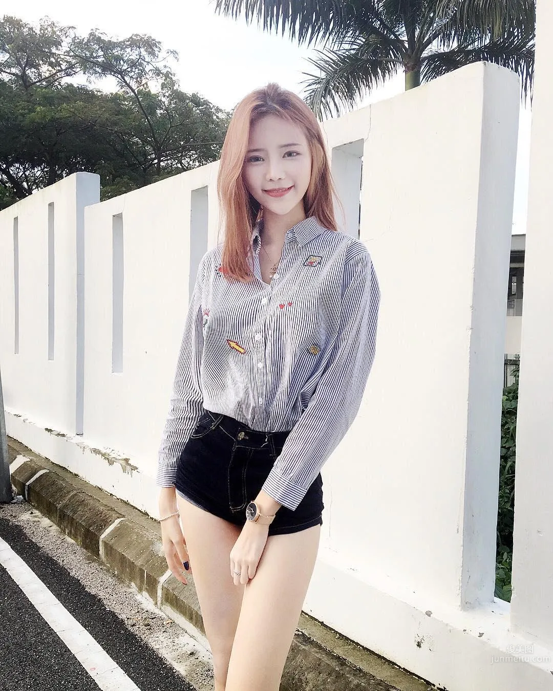 新加坡正妹王雪婷 雪肌修長細腿超吸睛 18