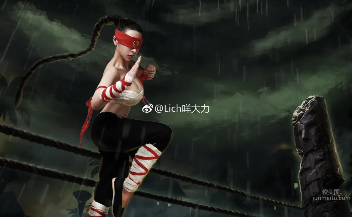 美女主持人咩大力 熱情四溢的Cos美圖 22
