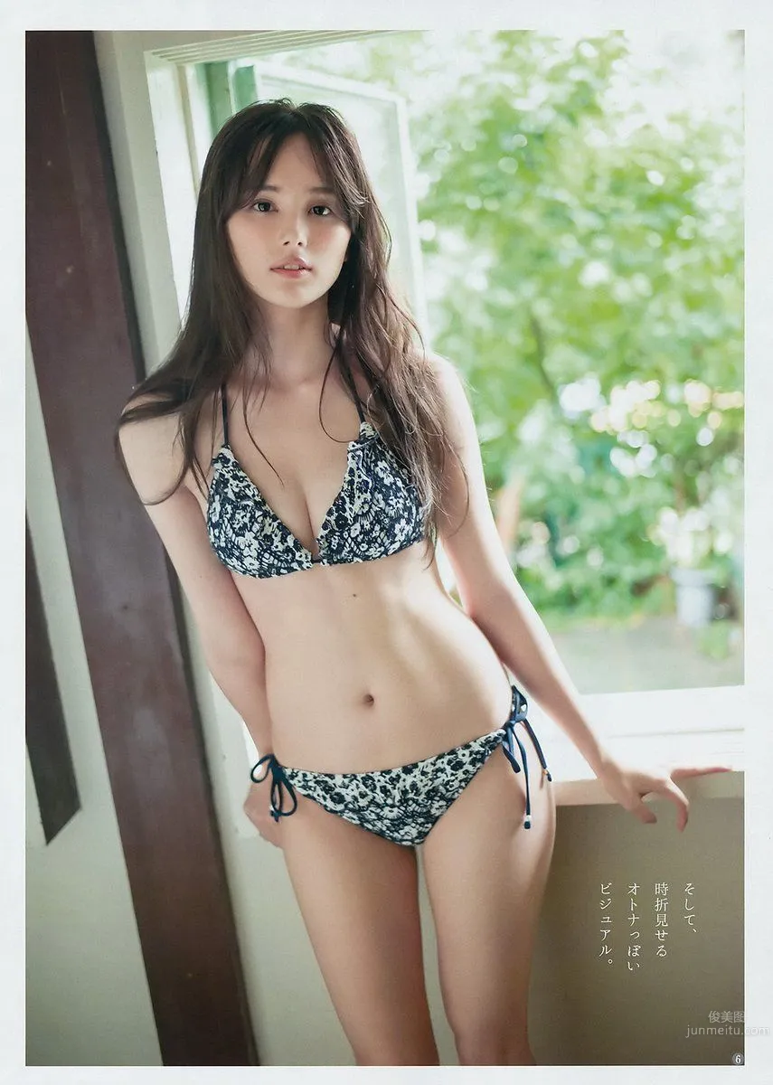 日本混血模特くるみ 骨感身材性感馬甲線 4