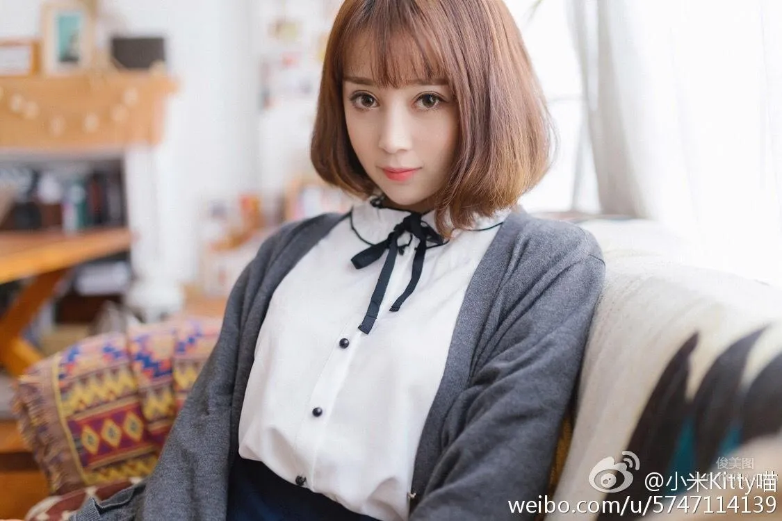 清纯少女小米Kitty喵 微博私房定制写真_3