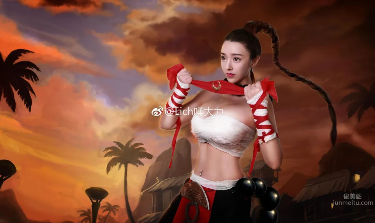 美女主持人咩大力 熱情四溢的Cos美圖 24