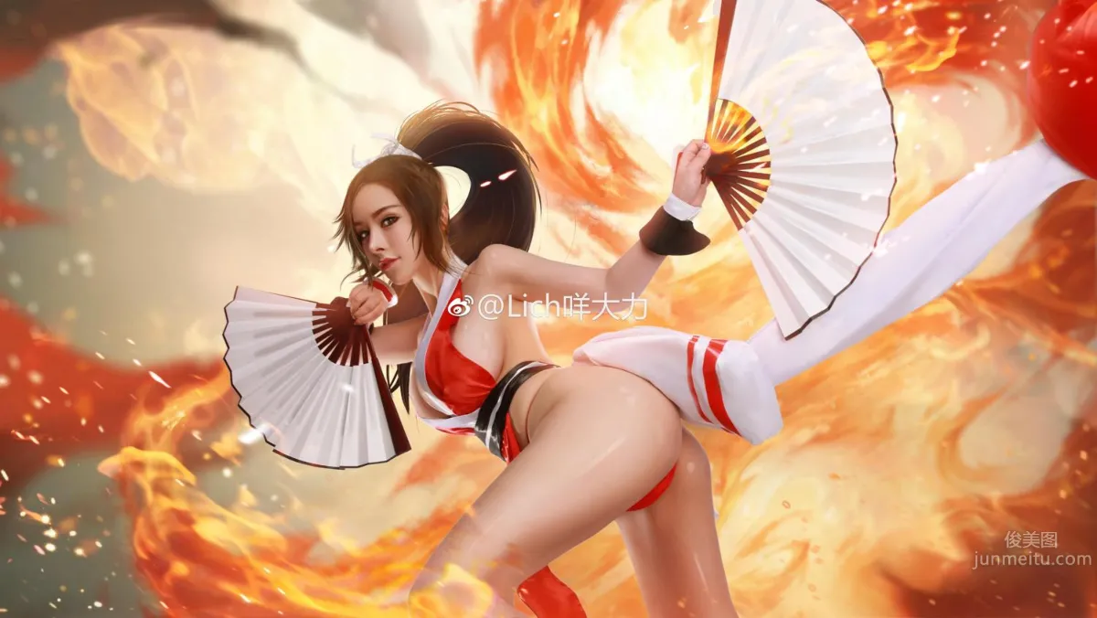 美女主持人咩大力 熱情四溢的Cos美圖 15