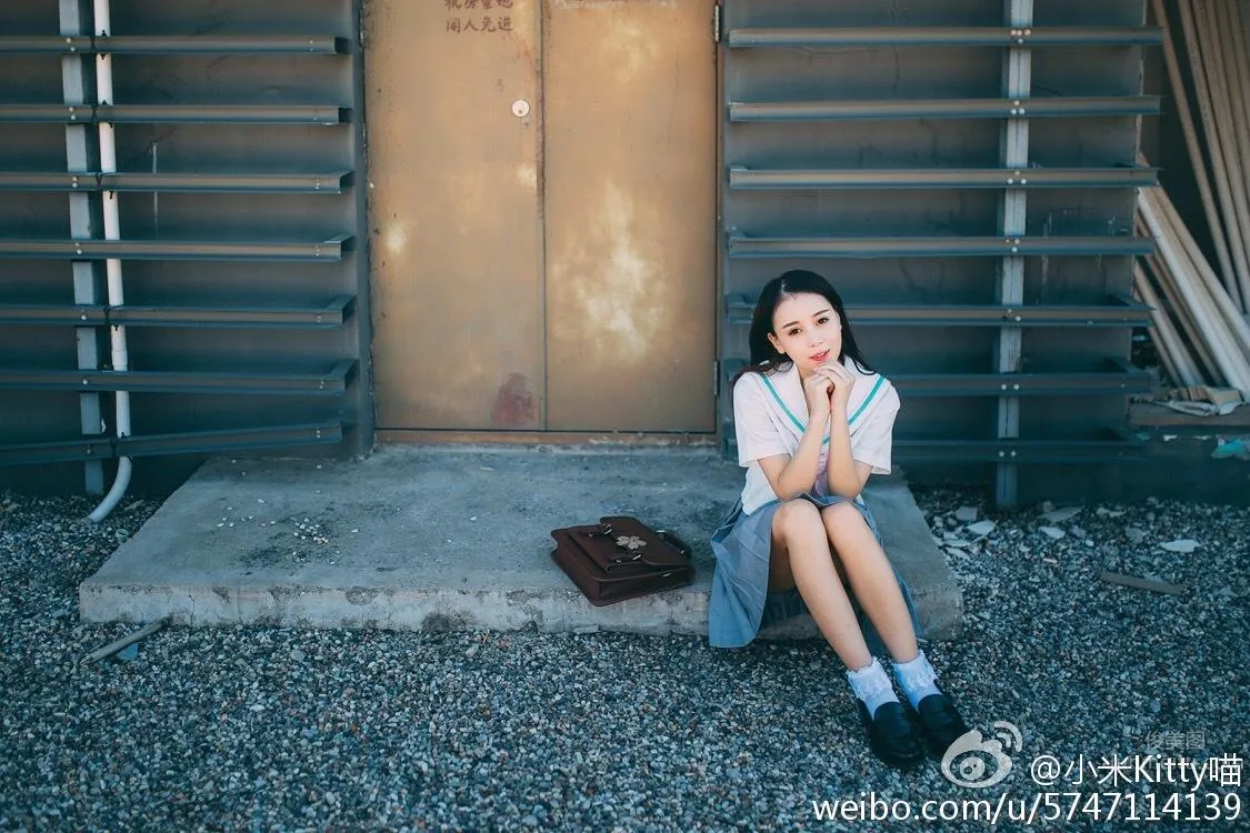 清纯少女小米Kitty喵 微博私房定制写真_13