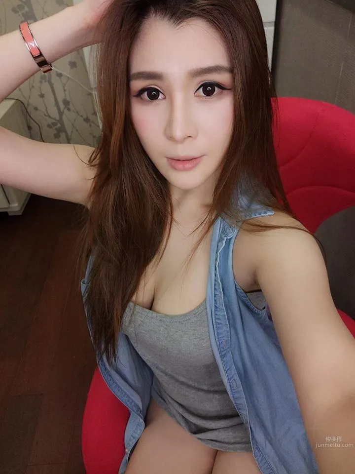台湾正妹陈语妃 让你晓得什么叫事业线_5