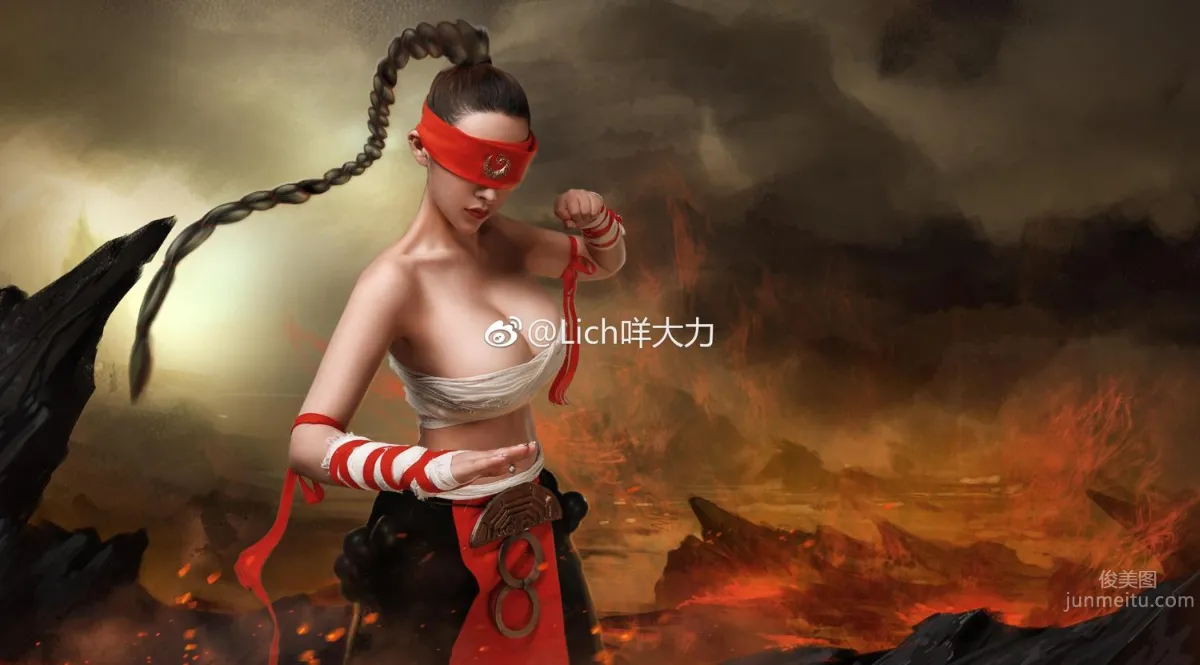 美女主持人咩大力 熱情四溢的Cos美圖 20