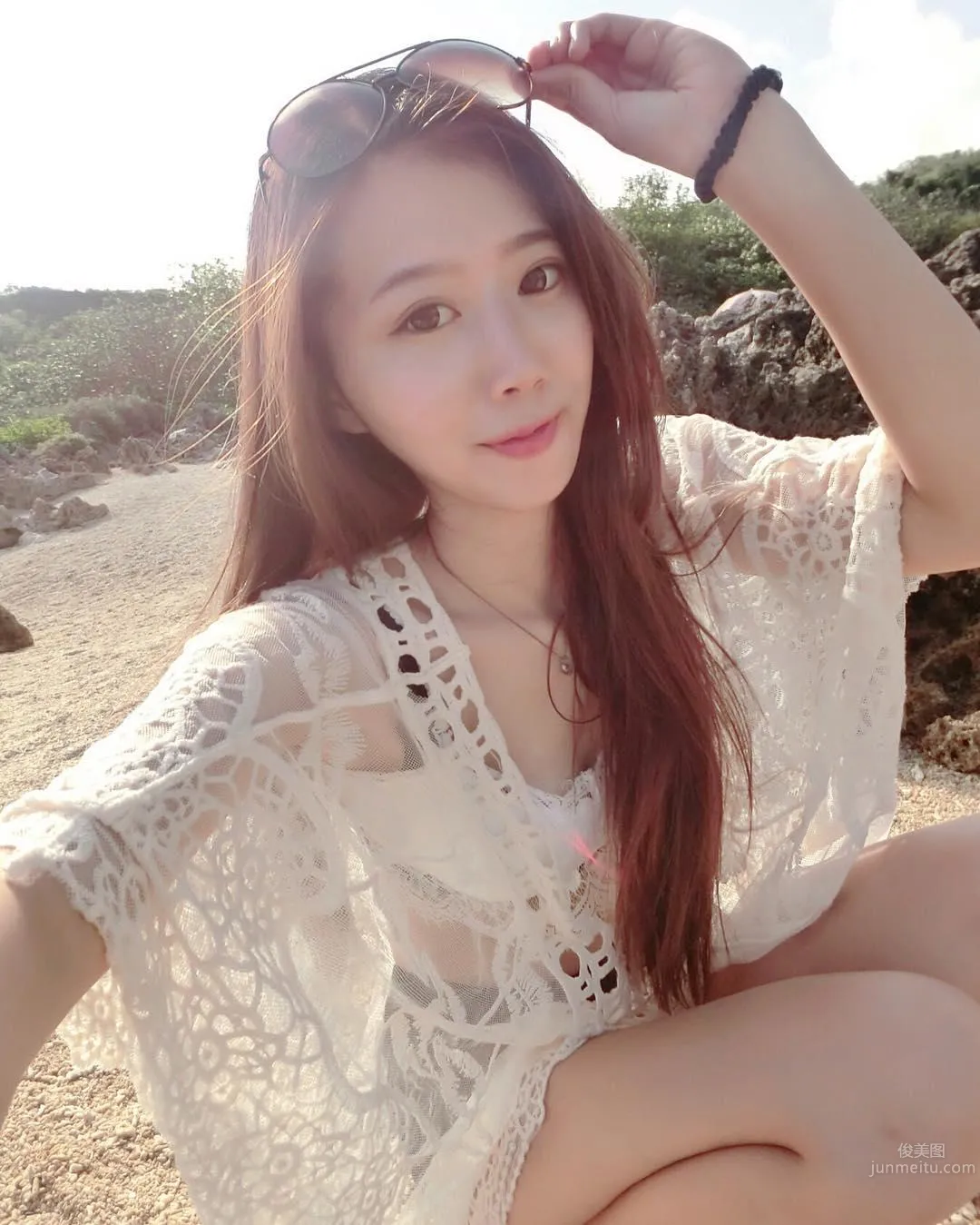 文藻大學正妹劉雨芩 低胸泳裝長腿好誘人 1