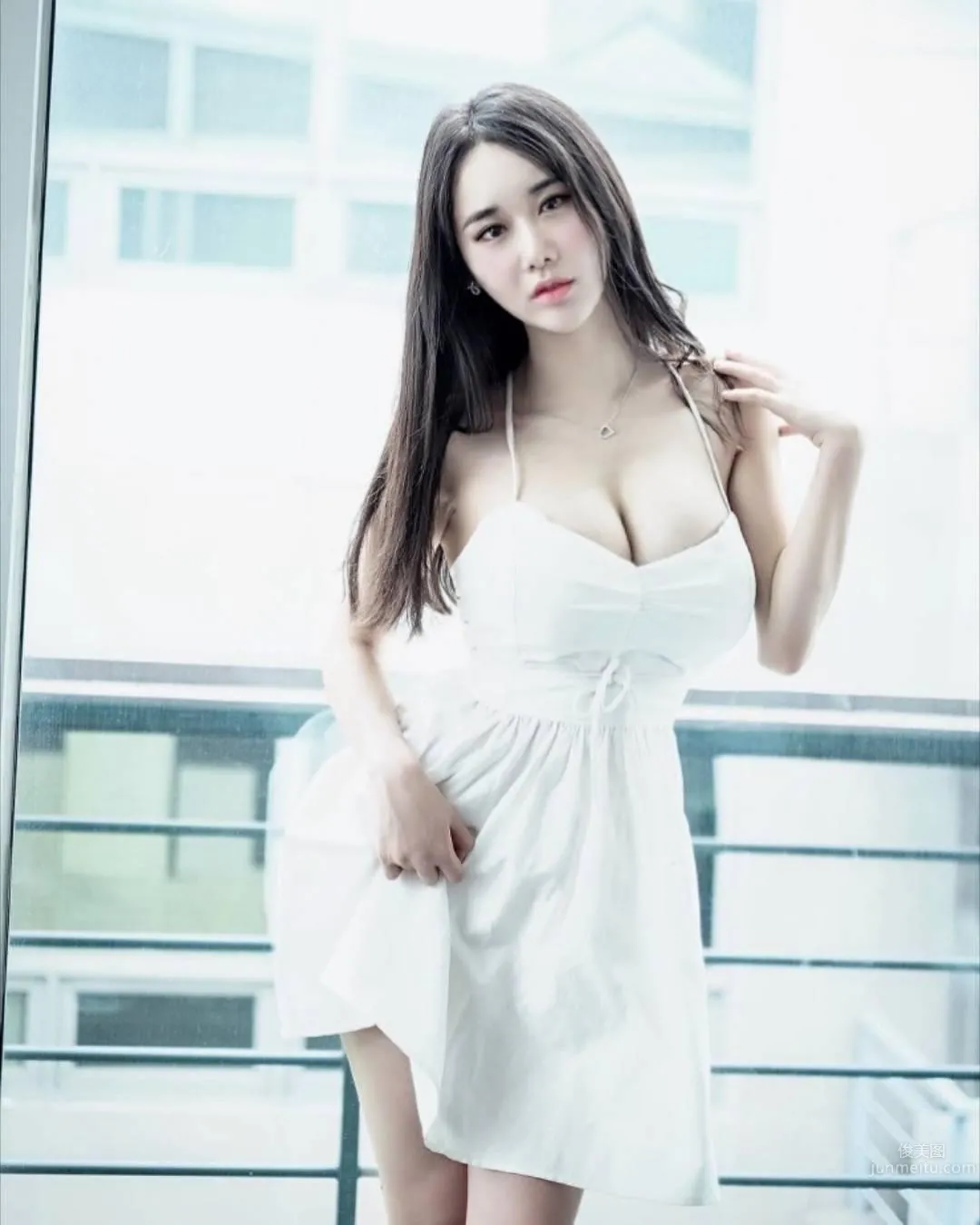 韓國外拍模特캔디 S型身材引圍觀 9