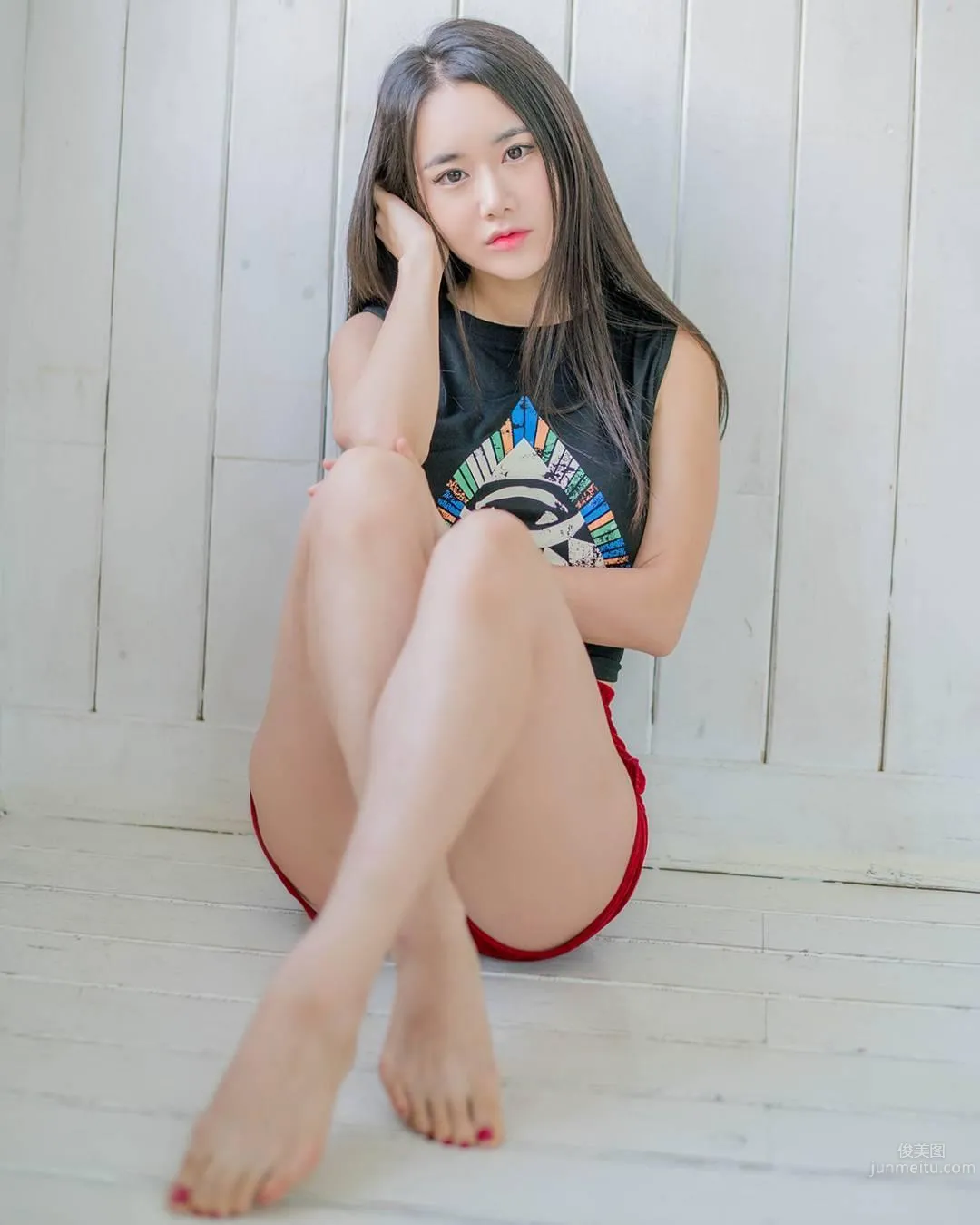韓國外拍模特캔디 S型身材引圍觀 46