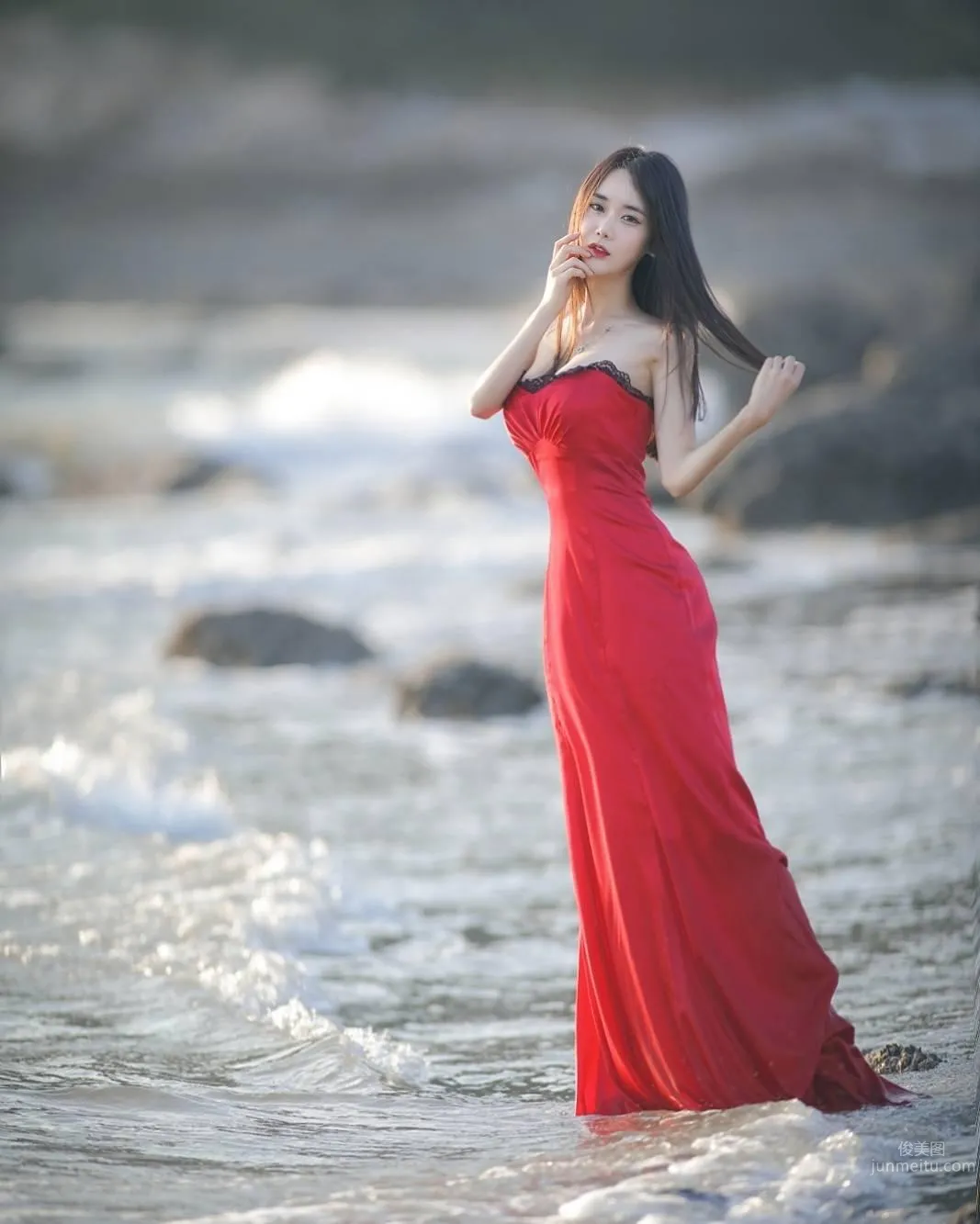 韓國外拍模特캔디 S型身材引圍觀 21