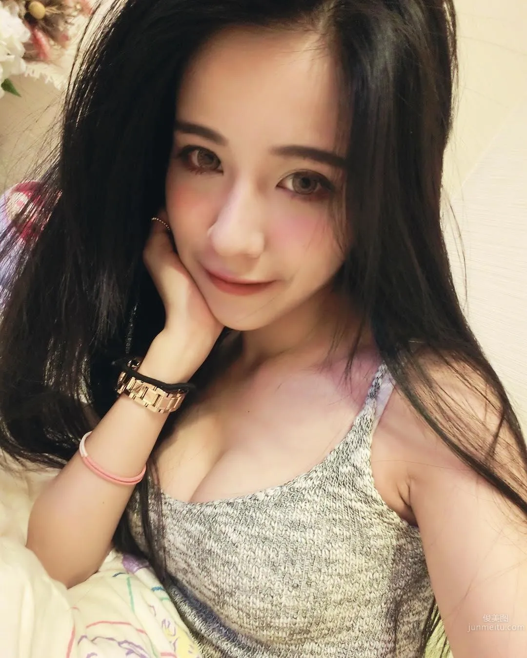 萌感美少女来袭！清新甜美的牙套妹陈可颉_6
