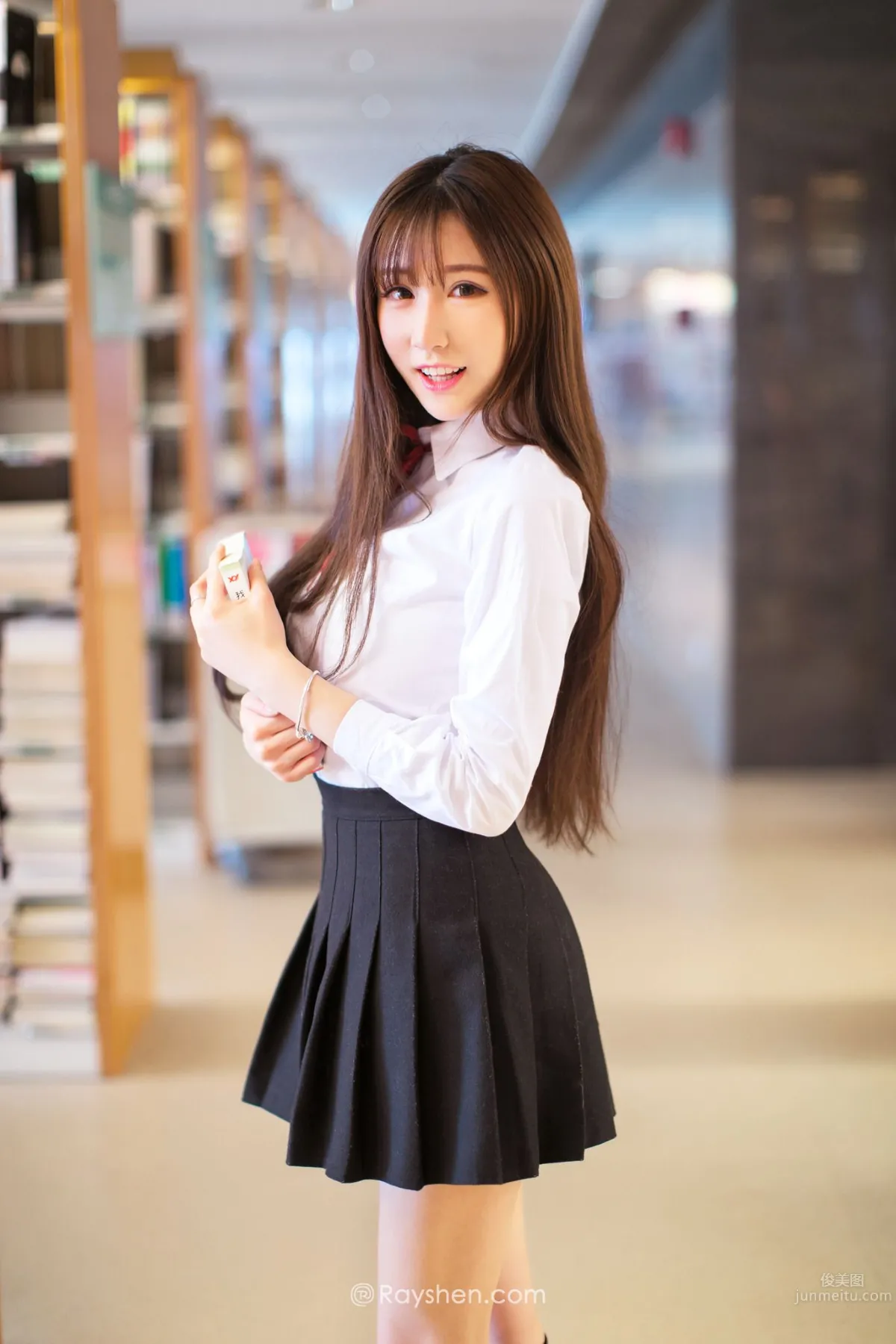 灵动美女张飞飞 纯情唯美校服写真_2