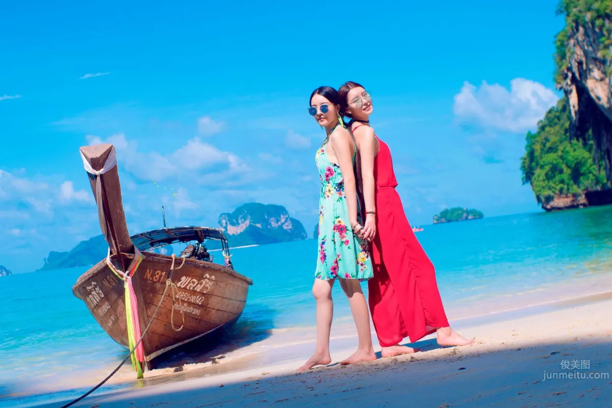 徐妍馨與陳大榕 印尼巴沙旅拍寫真 33