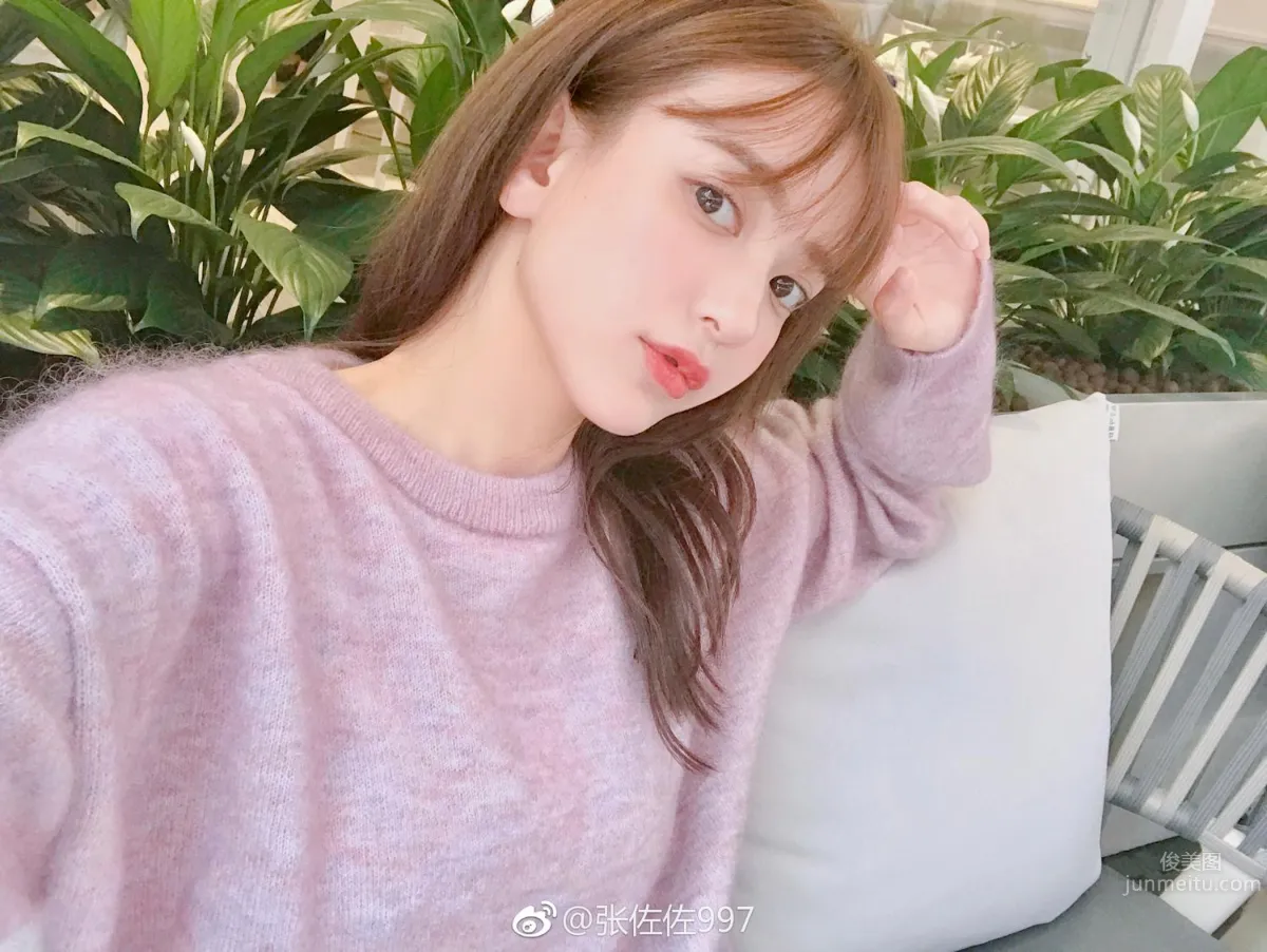 夢幻正妹張佐佐 微博美妝私房照 16