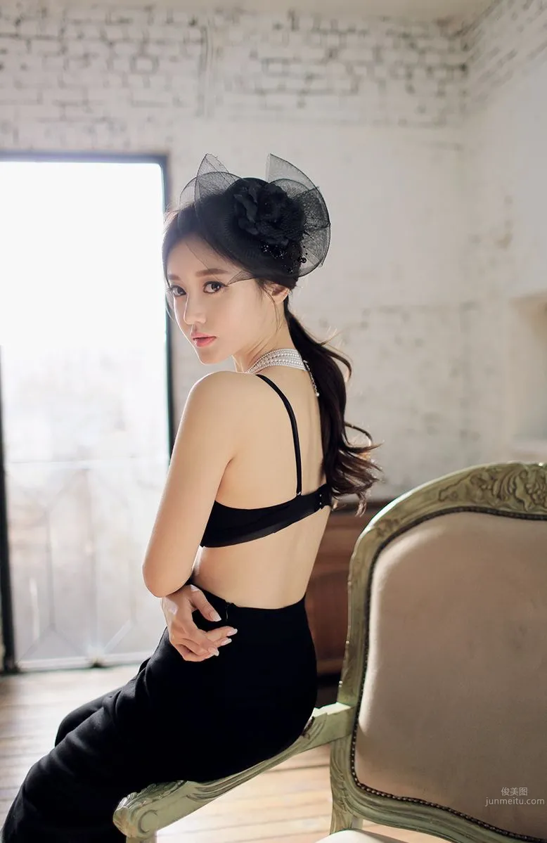 韓國女神孫允珠 唯美系吊帶内衣 18