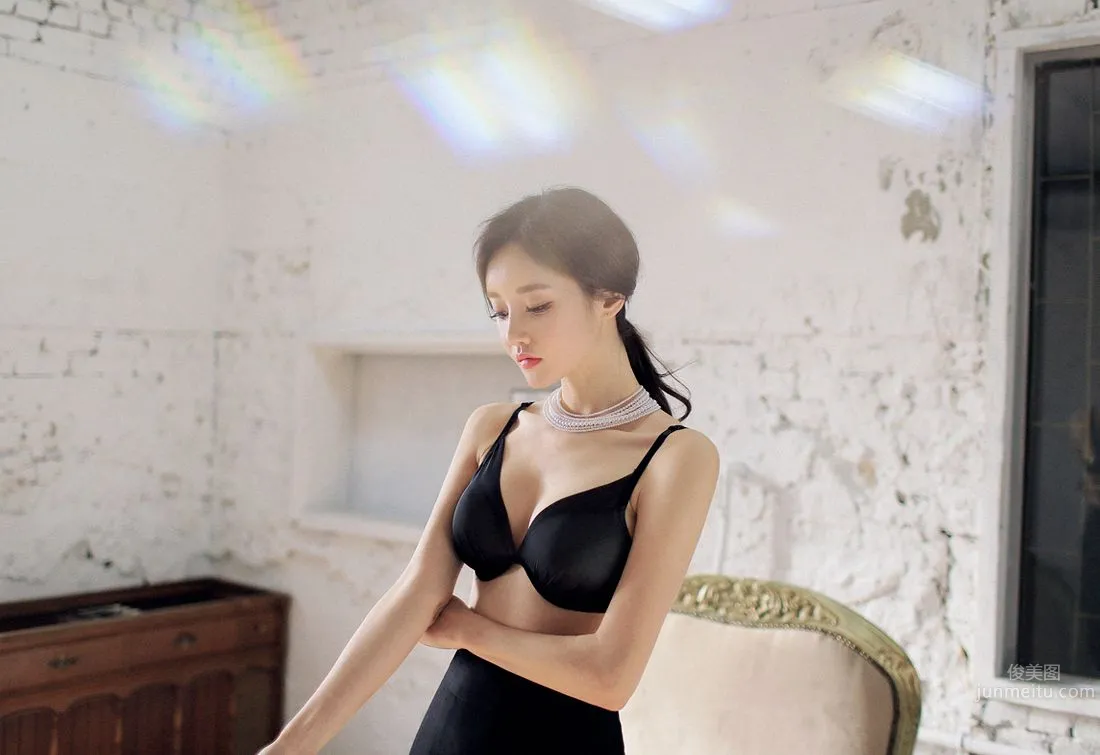 韓國女神孫允珠 唯美系吊帶内衣 15