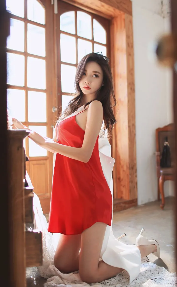南韓美人孫允珠 唯美系吊帶内衣二 7
