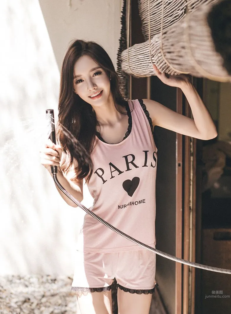 南韓美人孫允珠 唯美系吊帶内衣三 20
