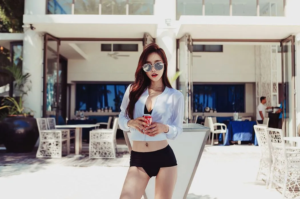 南韓美人孫允珠 唯美系吊帶内衣三 9