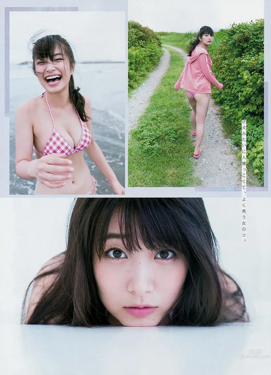 益田恵梨菜 ふっくらとした美バストがのぞく水着姿 2