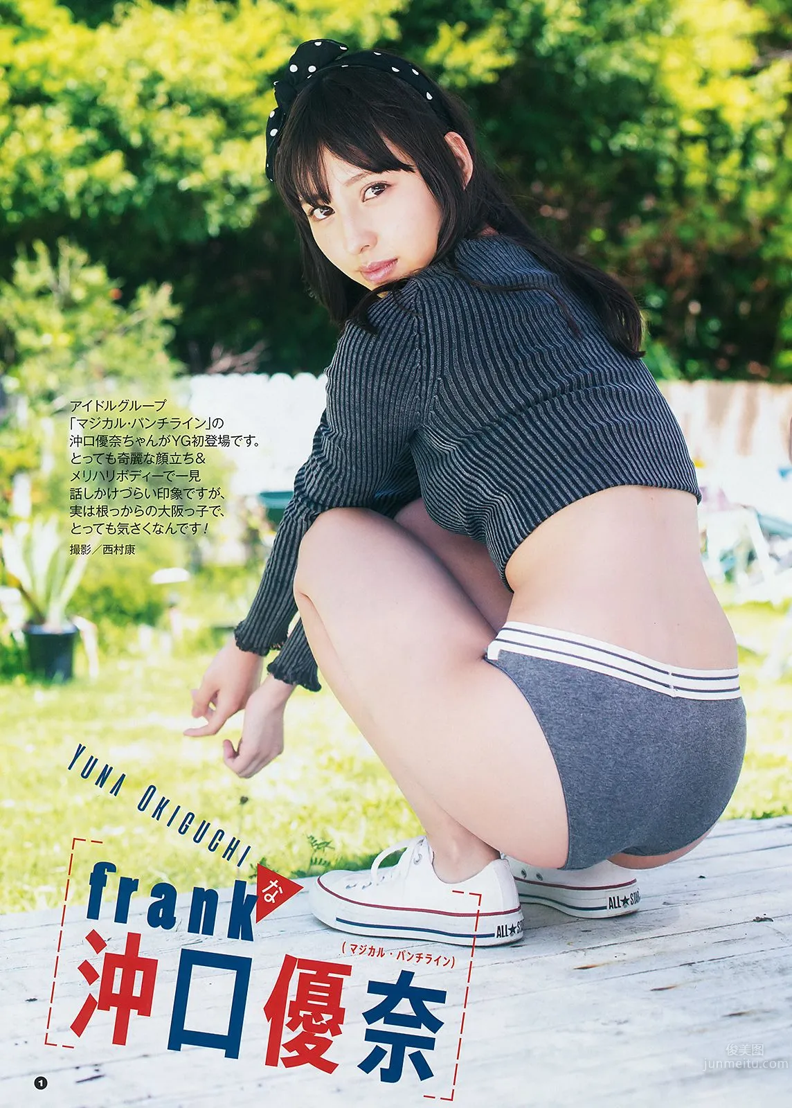 沖口優奈- 2018年週プレNEWS寫真 1
