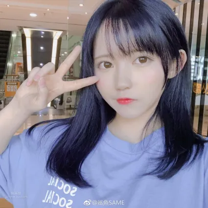 蘿莉女主播鯊魚SAME 原來是真正的童顔