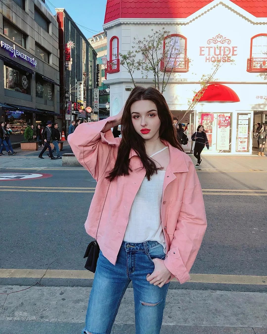 當中亞美女遇上韓式打扮Karimova Elina 11