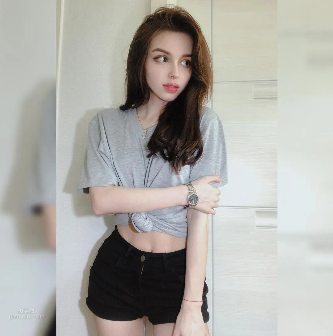 當中亞美女遇上韓式打扮Karimova Elina 14