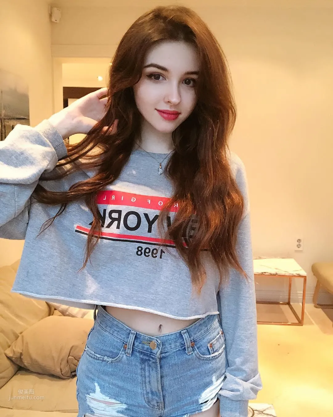 當中亞美女遇上韓式打扮Karimova Elina 23