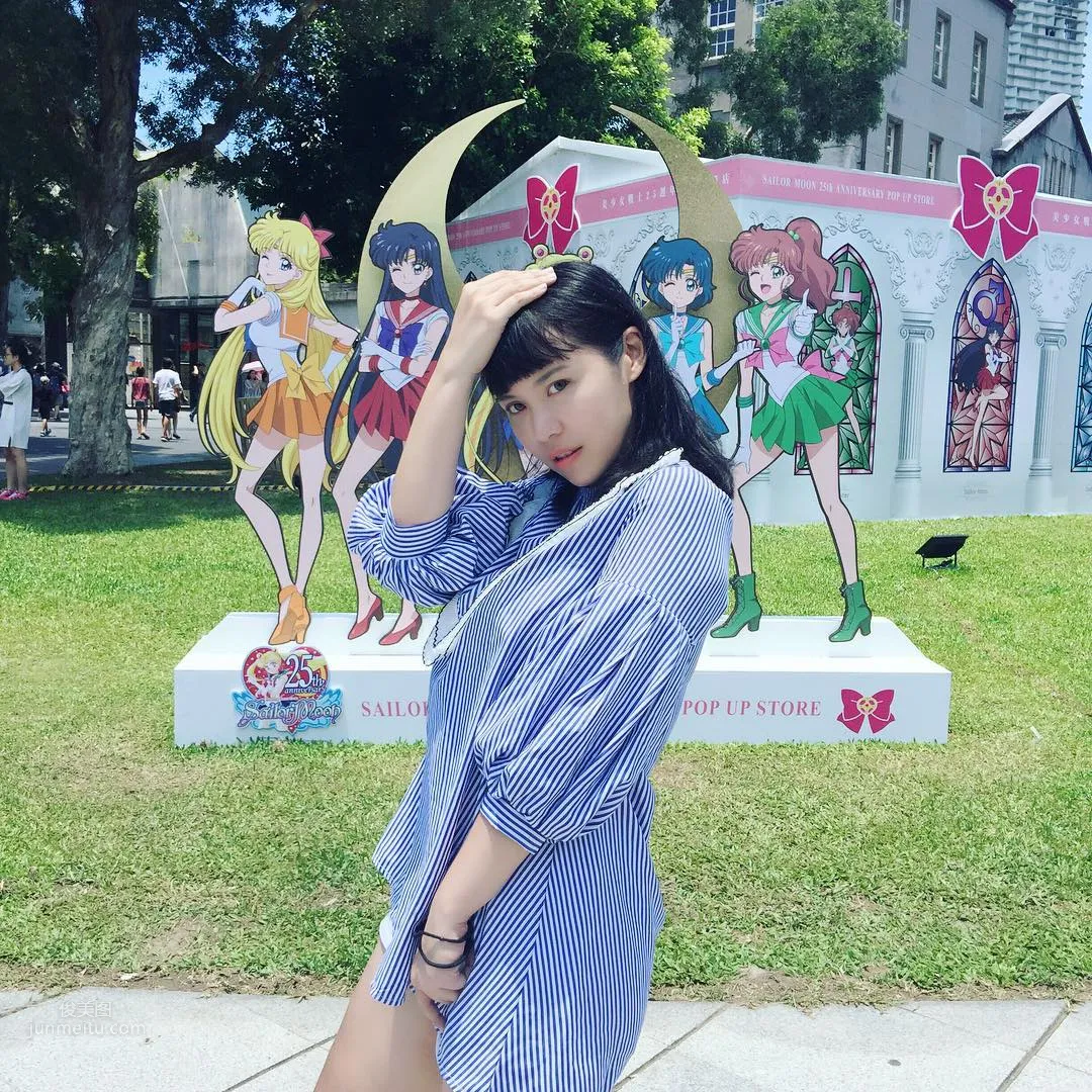 開水小姐- 大眼正妹歌手撐爆吊帶 7