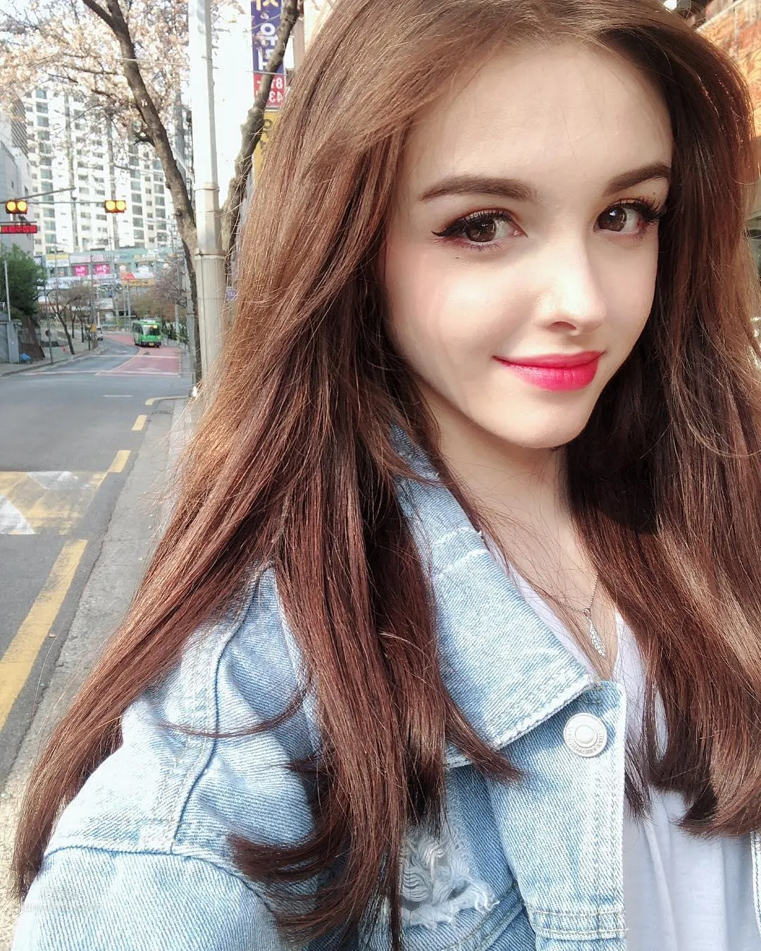 當中亞美女遇上韓式打扮Karimova Elina 10