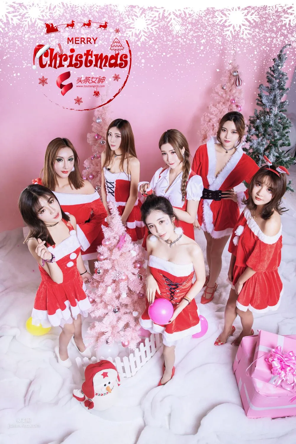 美麗的七位女神，祝福大家2018聖誕節快樂！ 5