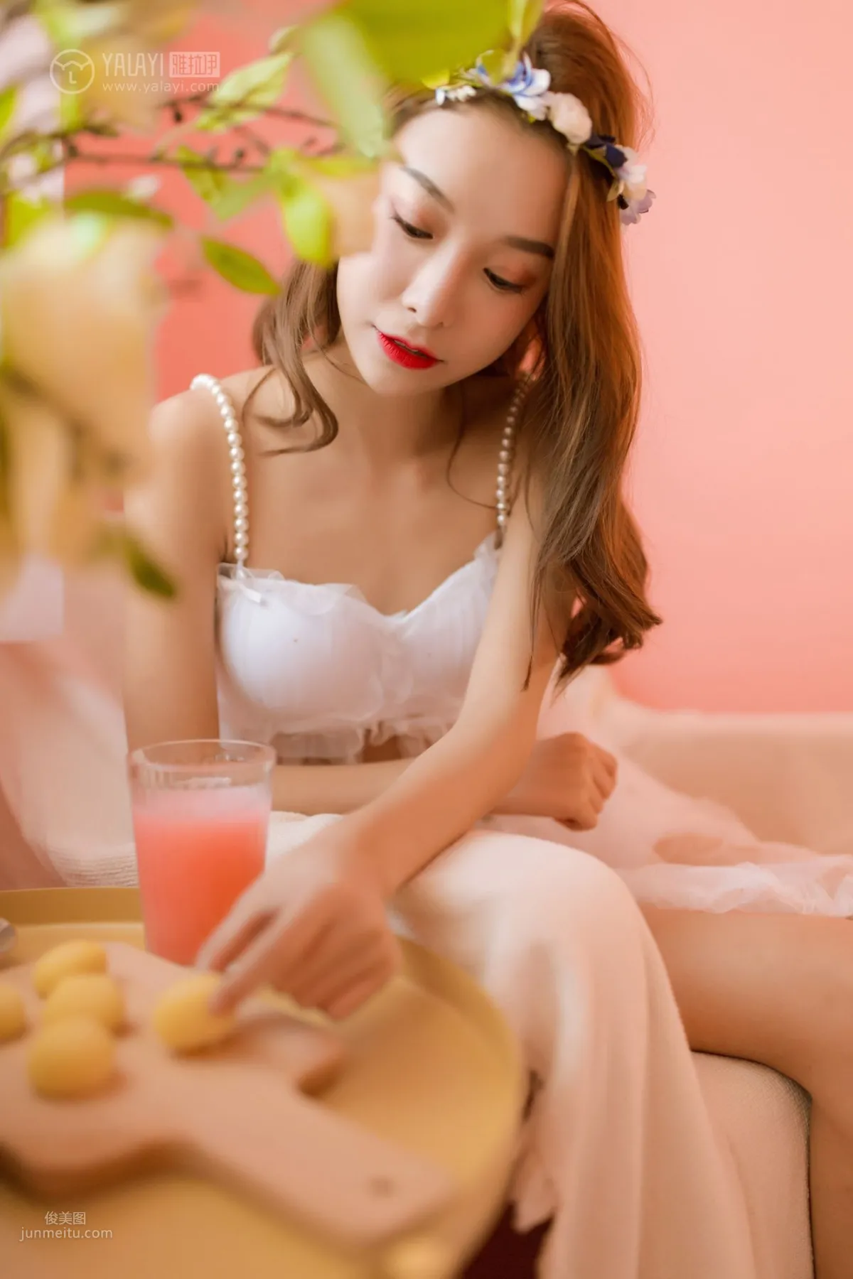 [YALAYI雅拉伊] 2019.03.27 No.099 粉色系少女私房 倩微微_23