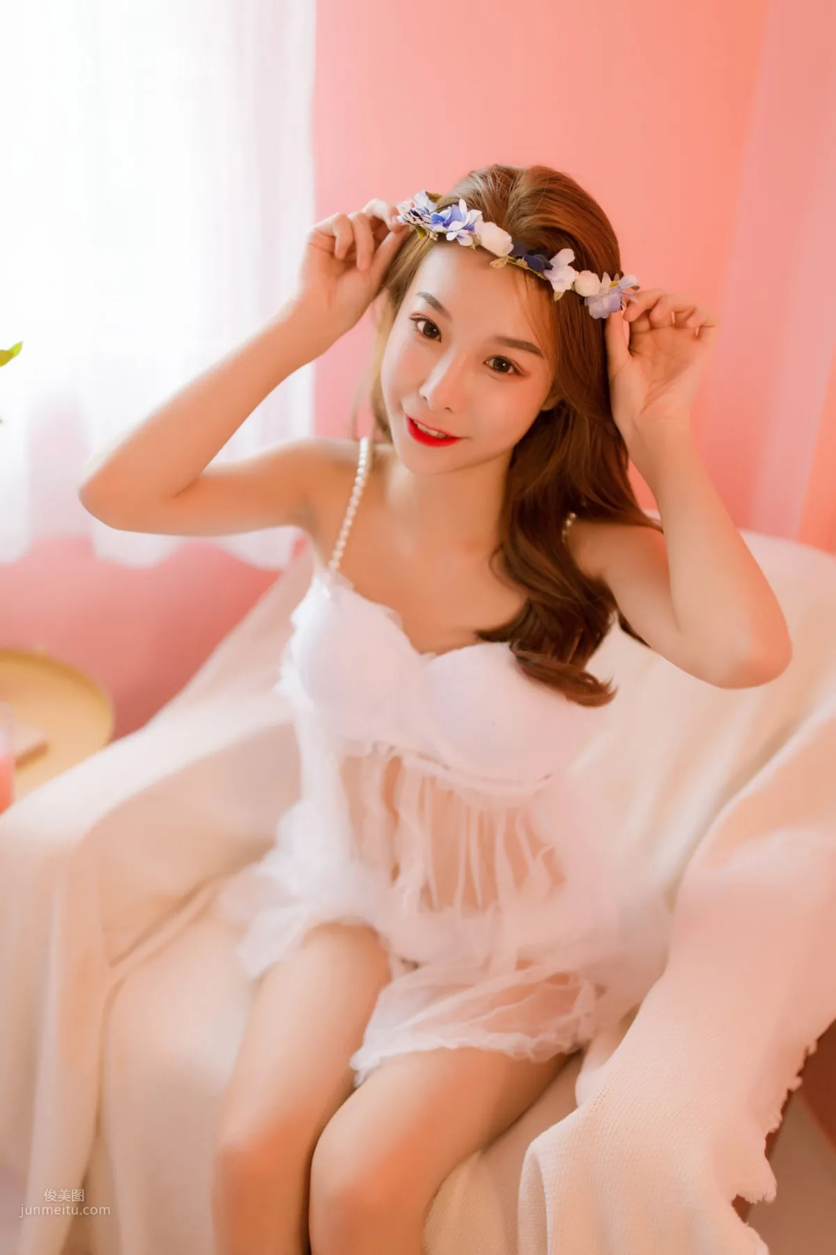 [YALAYI雅拉伊] 2019.03.27 No.099 粉色系少女私房 倩微微_5