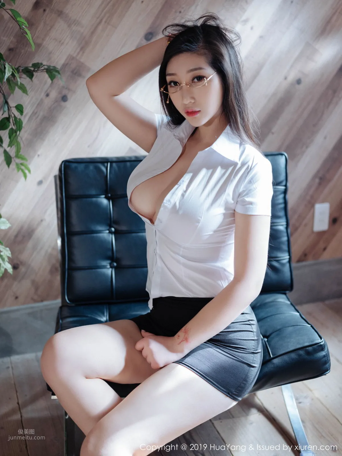性感秘書妲己_Toxic 白襯衫黑裙子誘惑 29