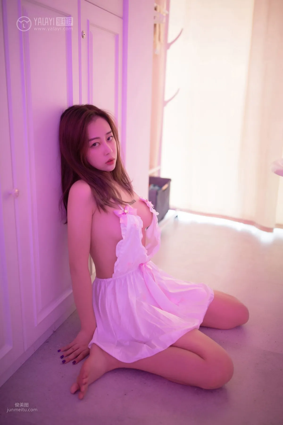[YALAYI雅拉伊] 2018.10.12 No.088 紫色情迷 香香橙子_35
