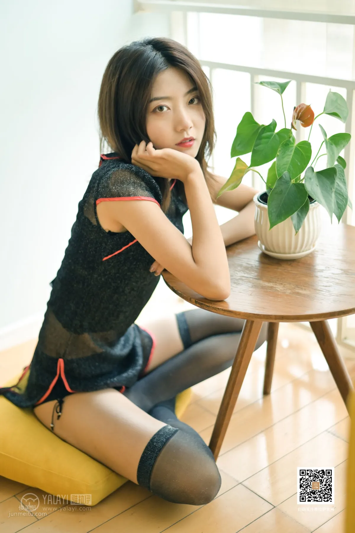[YALAYI雅拉伊] 2019.08.27 No.382 音樂系的旗袍女孩 紋紋 7