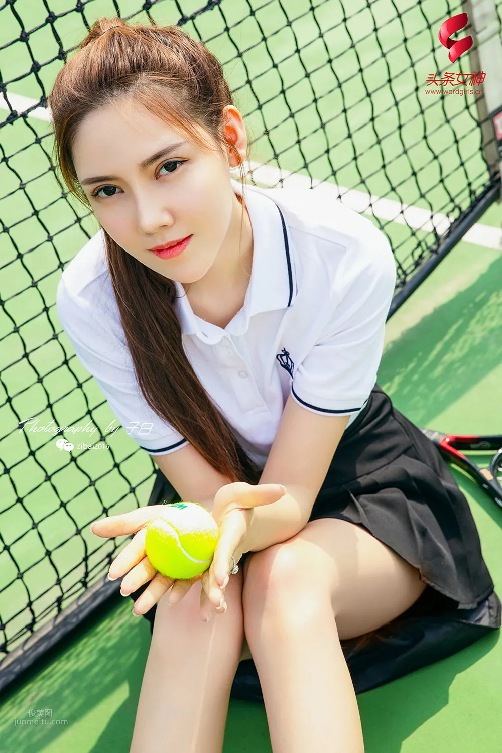 [TouTiao頭條女神] 2019.07.13 我是網球美少女 莎倫 15
